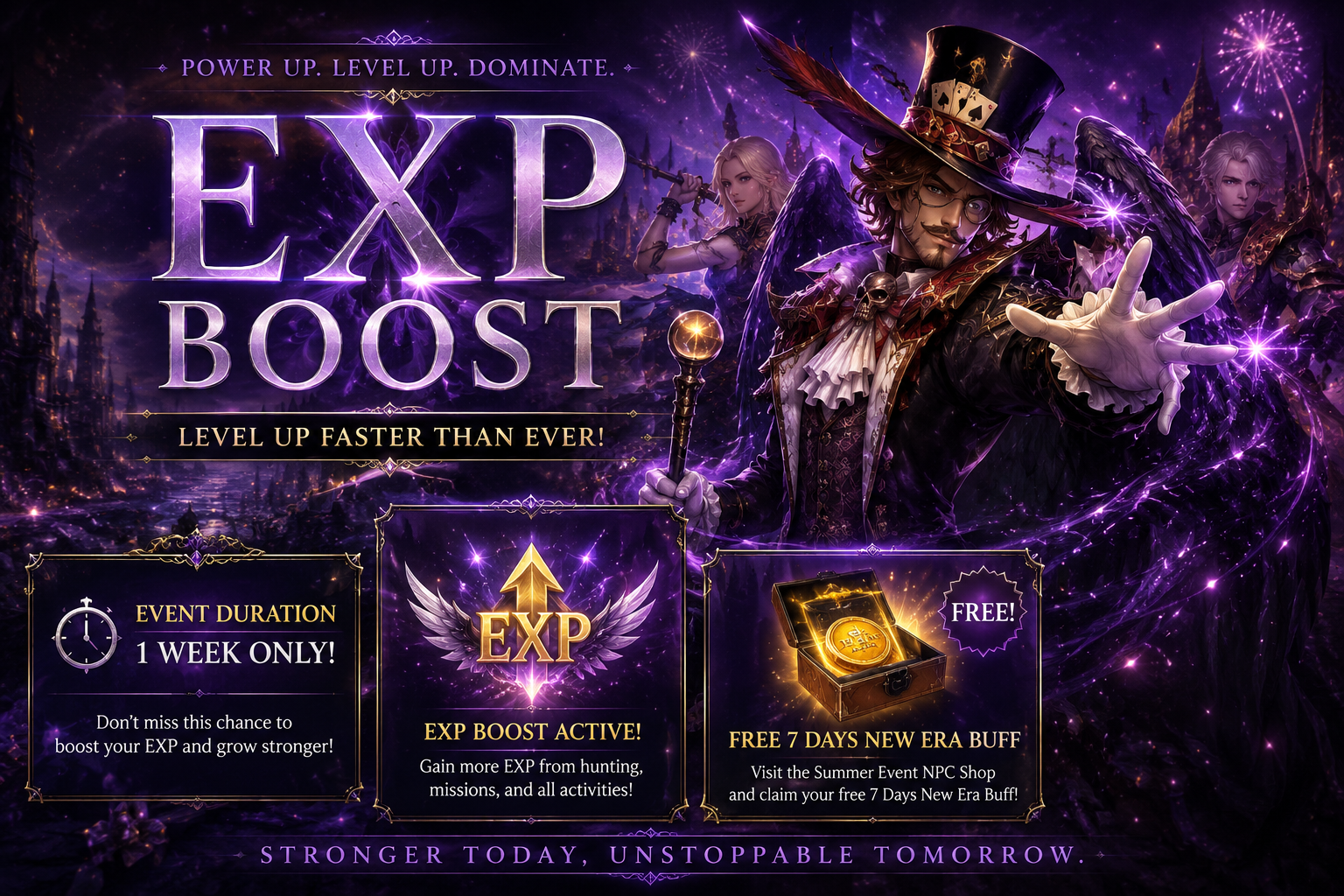 EXP BOOST & FREE NEW ERA BUFF